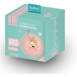 Pink Power Poof Power Bank