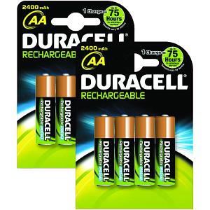 Duracell AA Rechargeable 8 pack