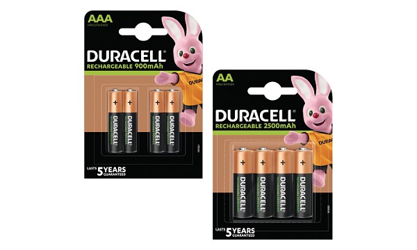 Duracell Rechargeable AA/AAA 4 Packs
