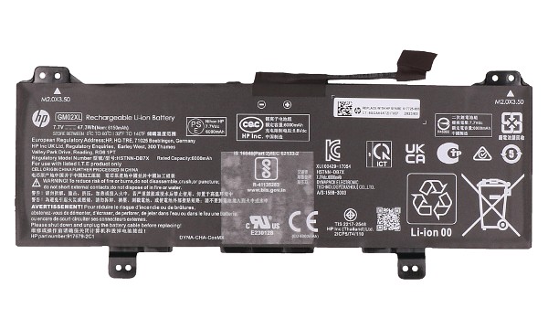 Chromebook x360 11-ae010nr Battery (2 Cells)