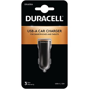Duracell Single USB 2.4A In-Car Charger