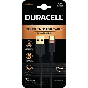Duracell 2m Fast USB-A to USB-C Cable