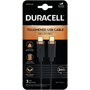 Duracell 2m USB-C to USB-C Cable