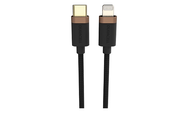 Duracell 0.3m USB-C to Lightning Cable