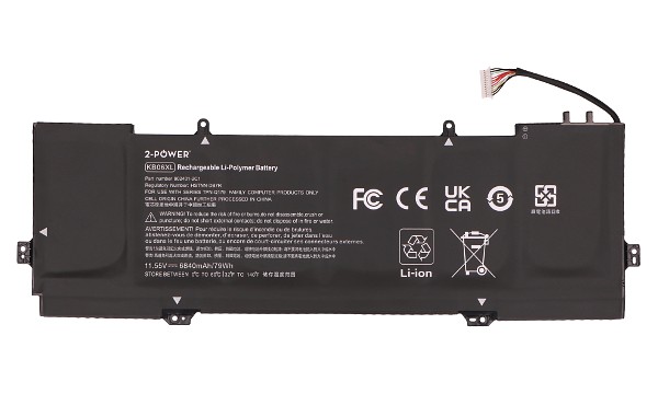 Spectre X360 15-BL101NO Battery (6 Cells)