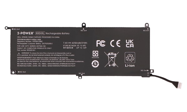 Pro Tablet x2 612 G1-J9Z38AW Battery (2 Cells)