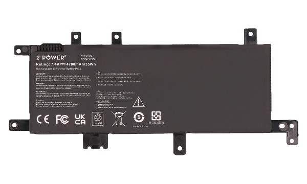 Vivobook R542UR Battery (2 Cells)