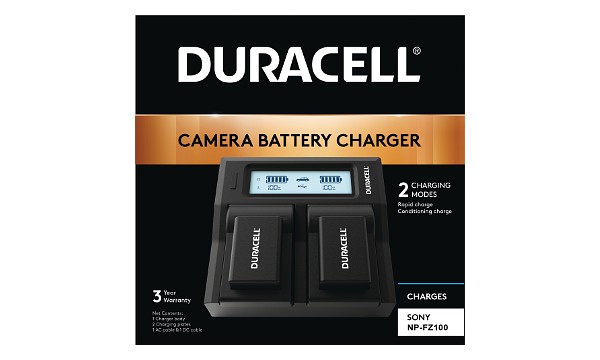 Alpha A7 IV Duracell LED Dual DSLR Battery Charger