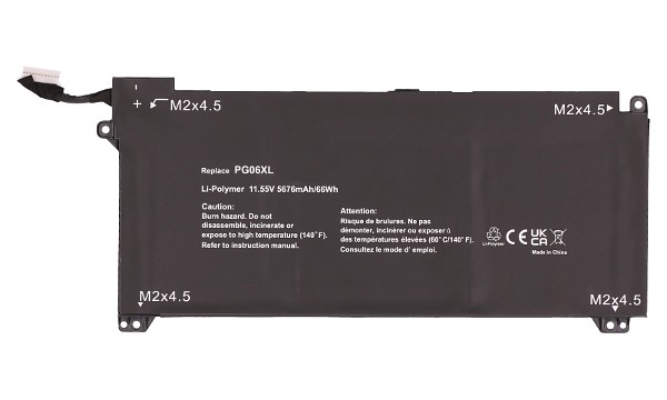 Omen 15-dh0030nf Battery (3 Cells)